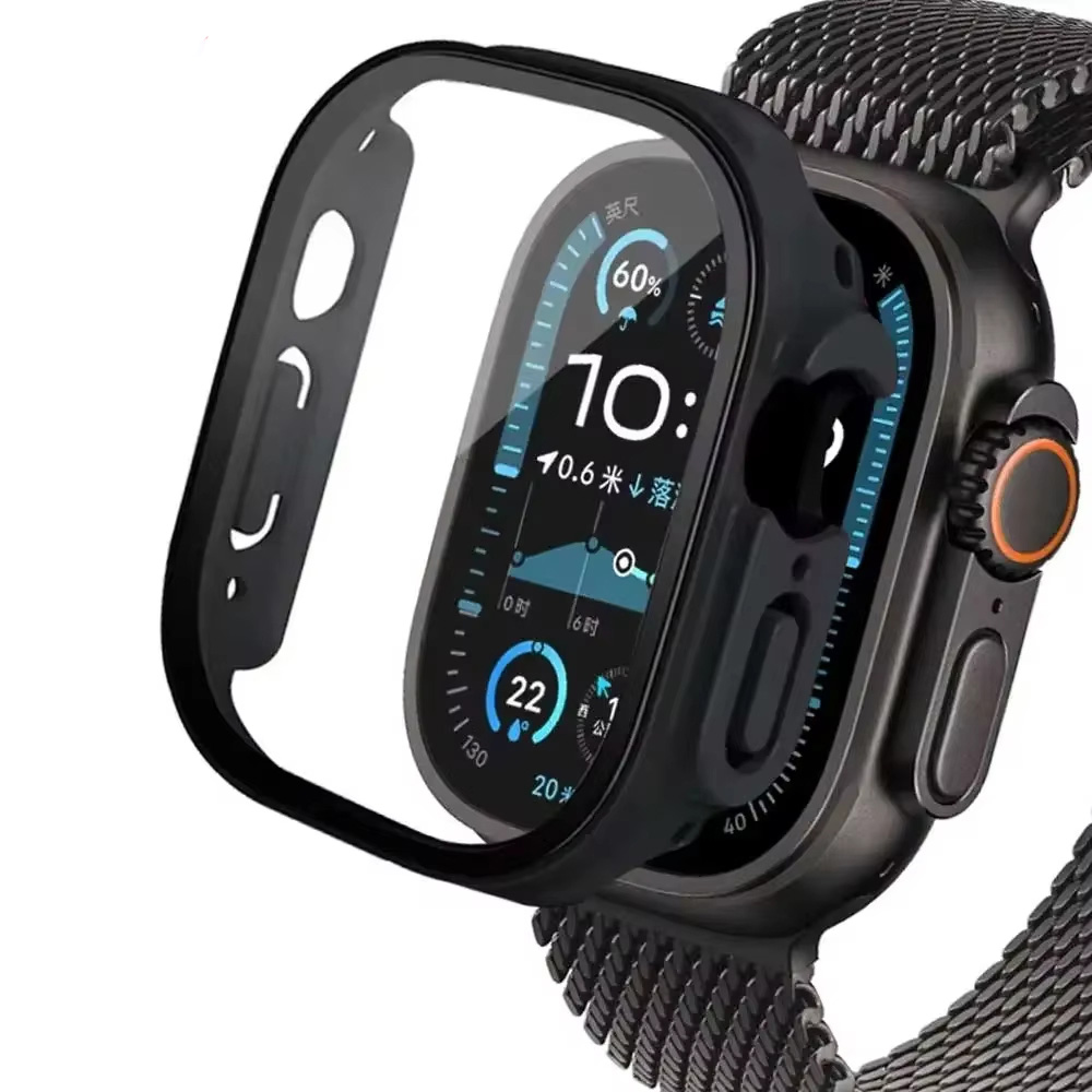 Jewelry Smart Watches - Glas + case Voor Apple Horloge