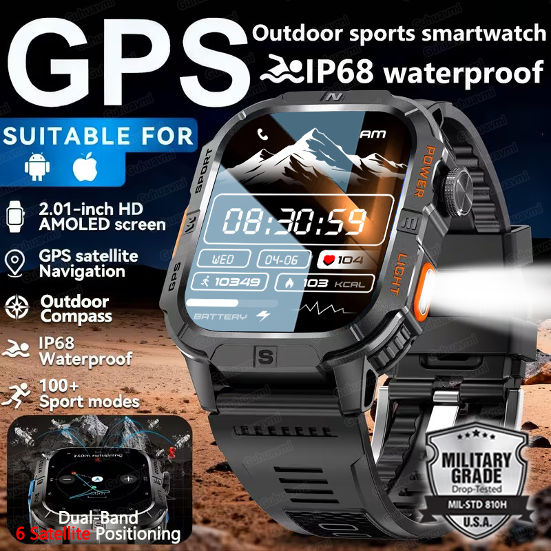 Watches & Jewelry Repair Center New York - 2026 Nieuwe Mannen Militaire GPS SmartWatch