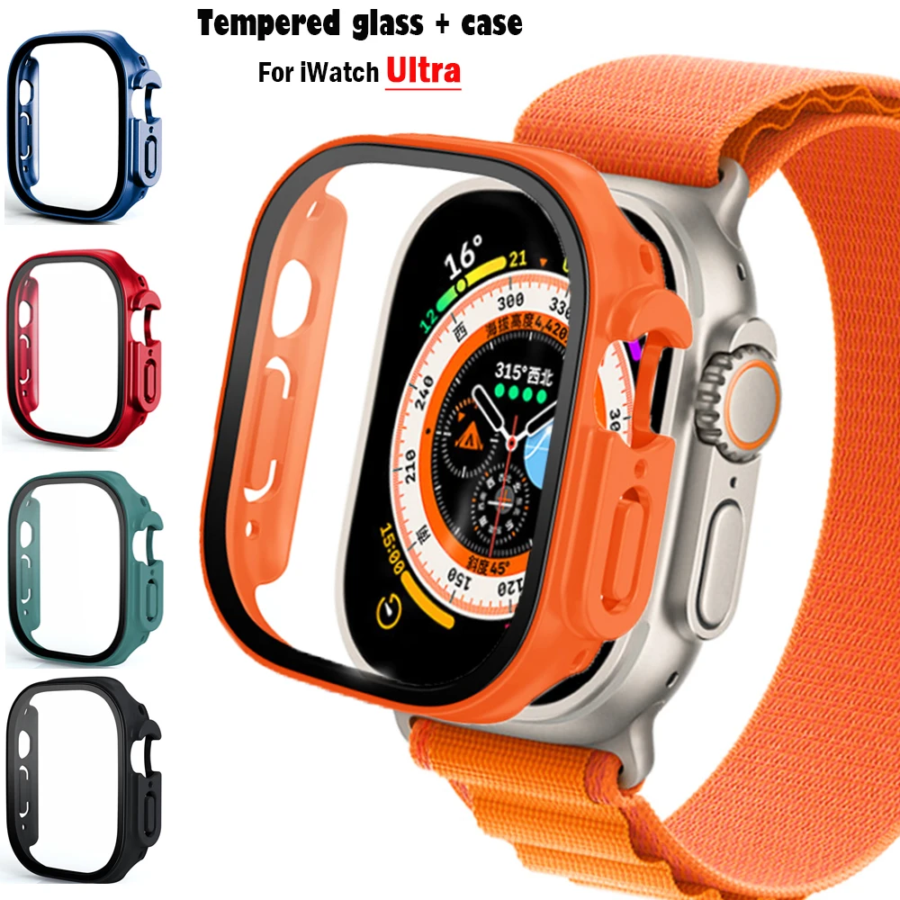 Jewelry Smart Watches - Glas + case Voor Apple Horloge
