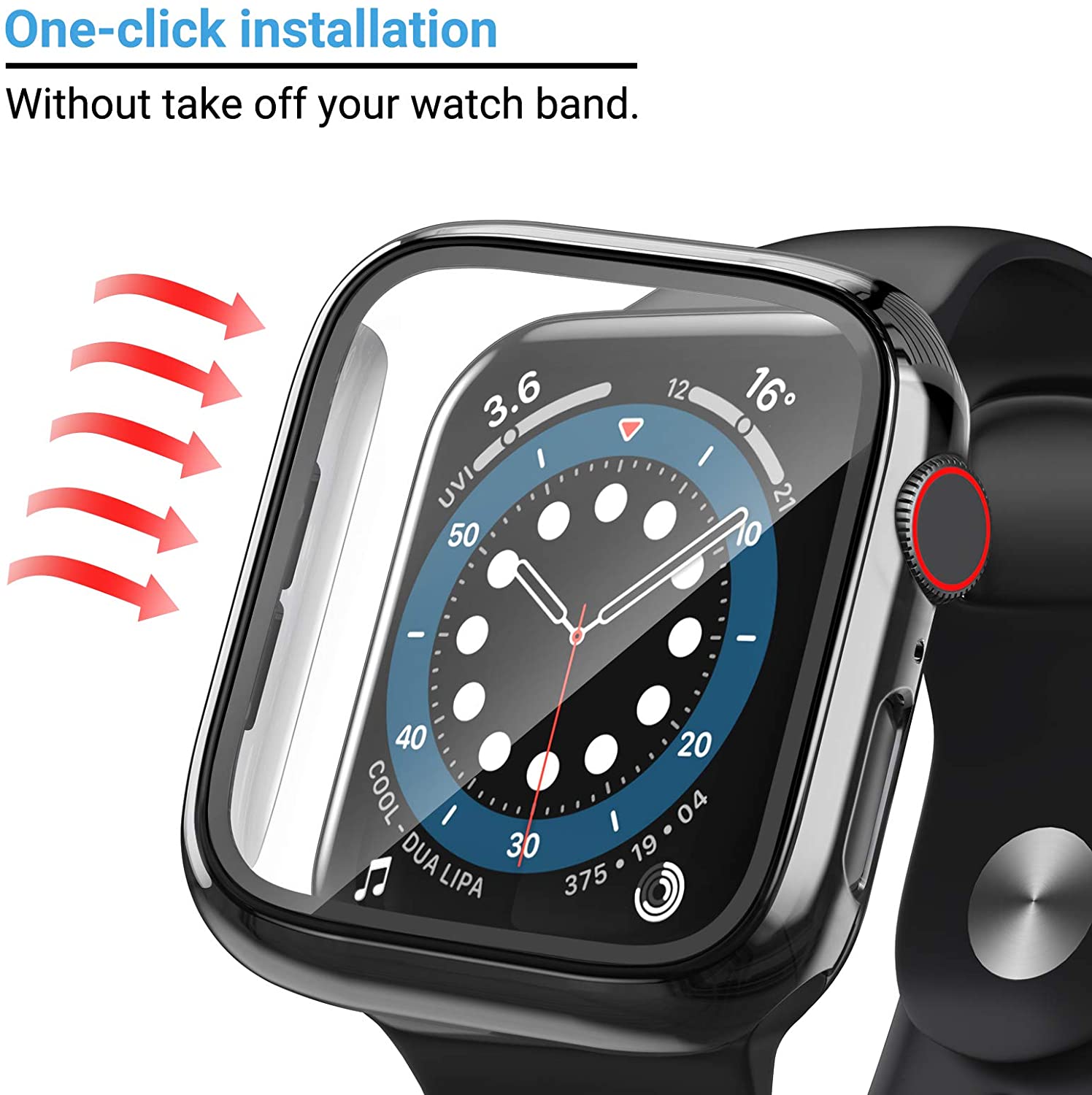 Glas + cover voor Apple Watch  - Jewelry Smart Watches recensie en prijs
