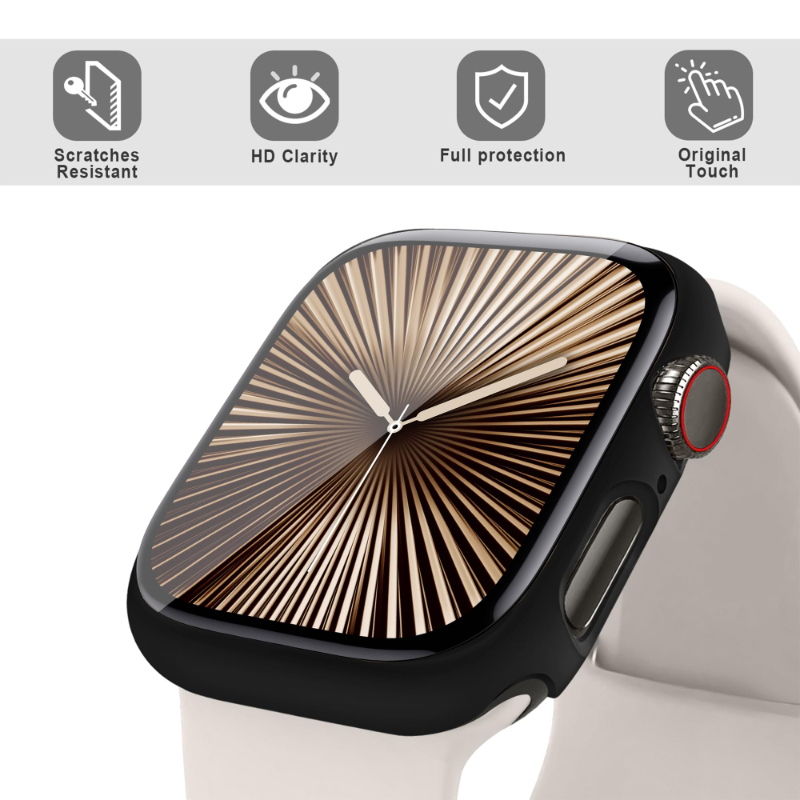 2 Stuks Gehard Glas + Case Voo - Jewelry Smart Watches recensie en prijs